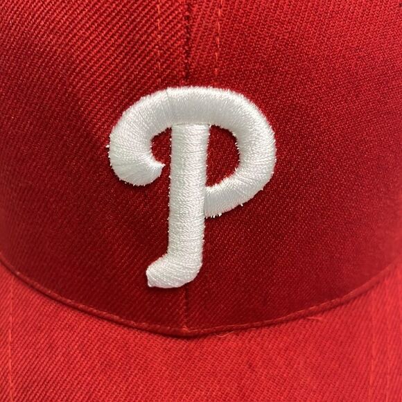 City Hunter Red Adjustable Acrylic Philadelphia Phillies Baseball Cap- OSFM NWOT - Picture 2 of 10